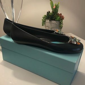 Oka b. Celine ballet flat in slate. Size 8.